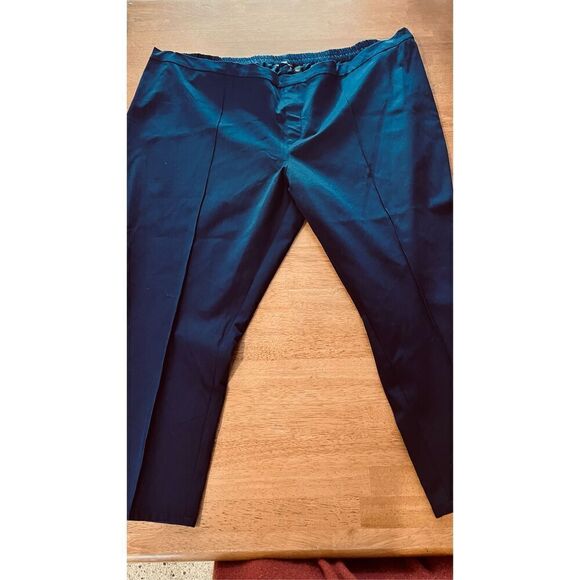 Isaac Mizrahi Live Navy Blue Womens Pants Size 30 WP - Picture 1 of 9